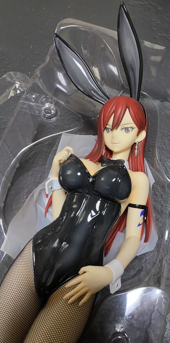 B-STYLE Fairy Tail Erza Scarlet 1/4 Scale Bunny Style Figuer Statue 