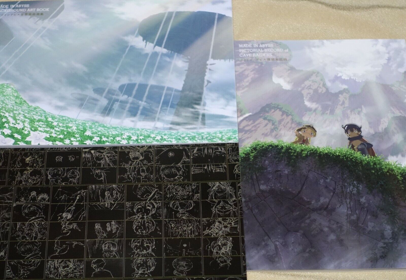 MADE IN ABYSS OFFICIAL ART WORKS 3 ART BOOKS TOTAL 452 page 