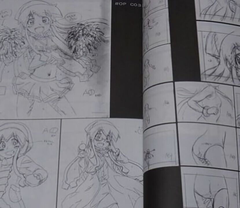 Shinryaku! Ika Musume Squid Girl Animation Director's Key Frame Art Book 4 Set 