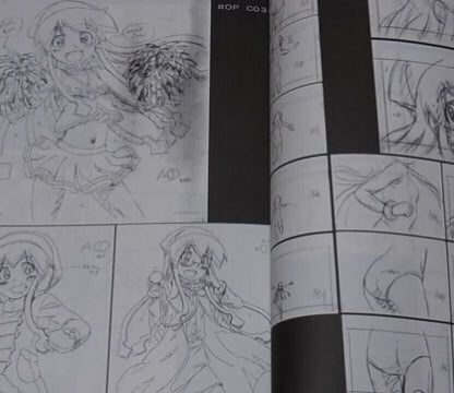 Shinryaku! Ika Musume Squid Girl Animation Director's Key Frame Art Book 4 Set 