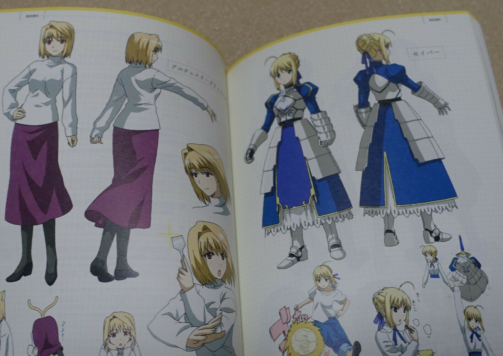 TYPE-MOON Carnival Phantasm Dokuhon setting art & story board 158page Fate 