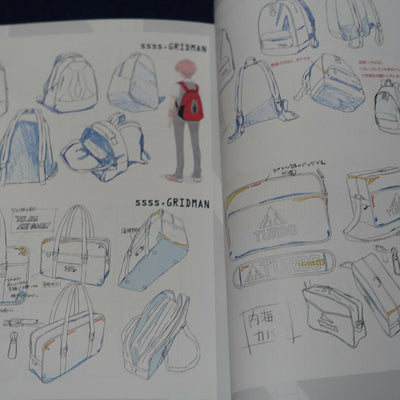 SSSS.GRIDMAN Key Frame & Story Board Art & Design Work Book Vol.1-4 Complete Set 