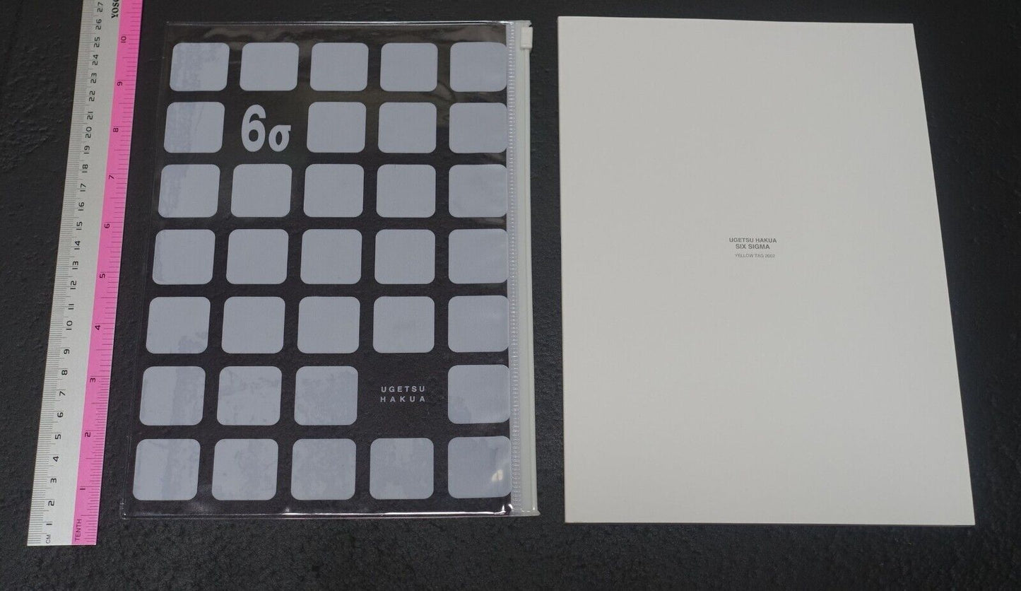 Ugetsu Hakua yellow tag Art Book SIX SIGMA & Privilege Mini Vinyl Bag 