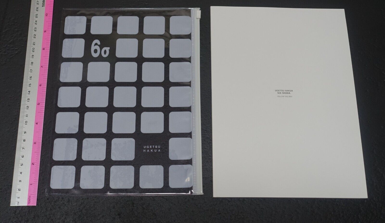 Ugetsu Hakua yellow tag Art Book SIX SIGMA & Privilege Mini Vinyl Bag 
