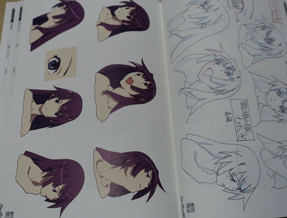 Bakemonogatari Production Note characters White Special Edition 
