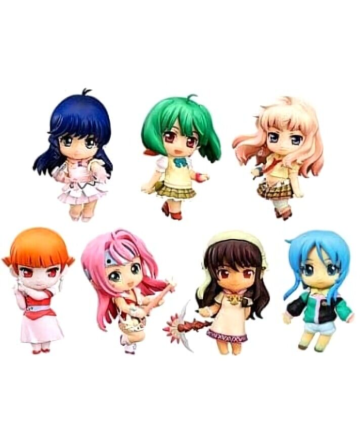 Nendoroid Petit Macross Heroine 7 Character Figure Statue Set no box 