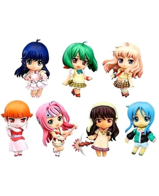 Nendoroid Petit Macross Heroine 7 Character Figure Statue Set no box 