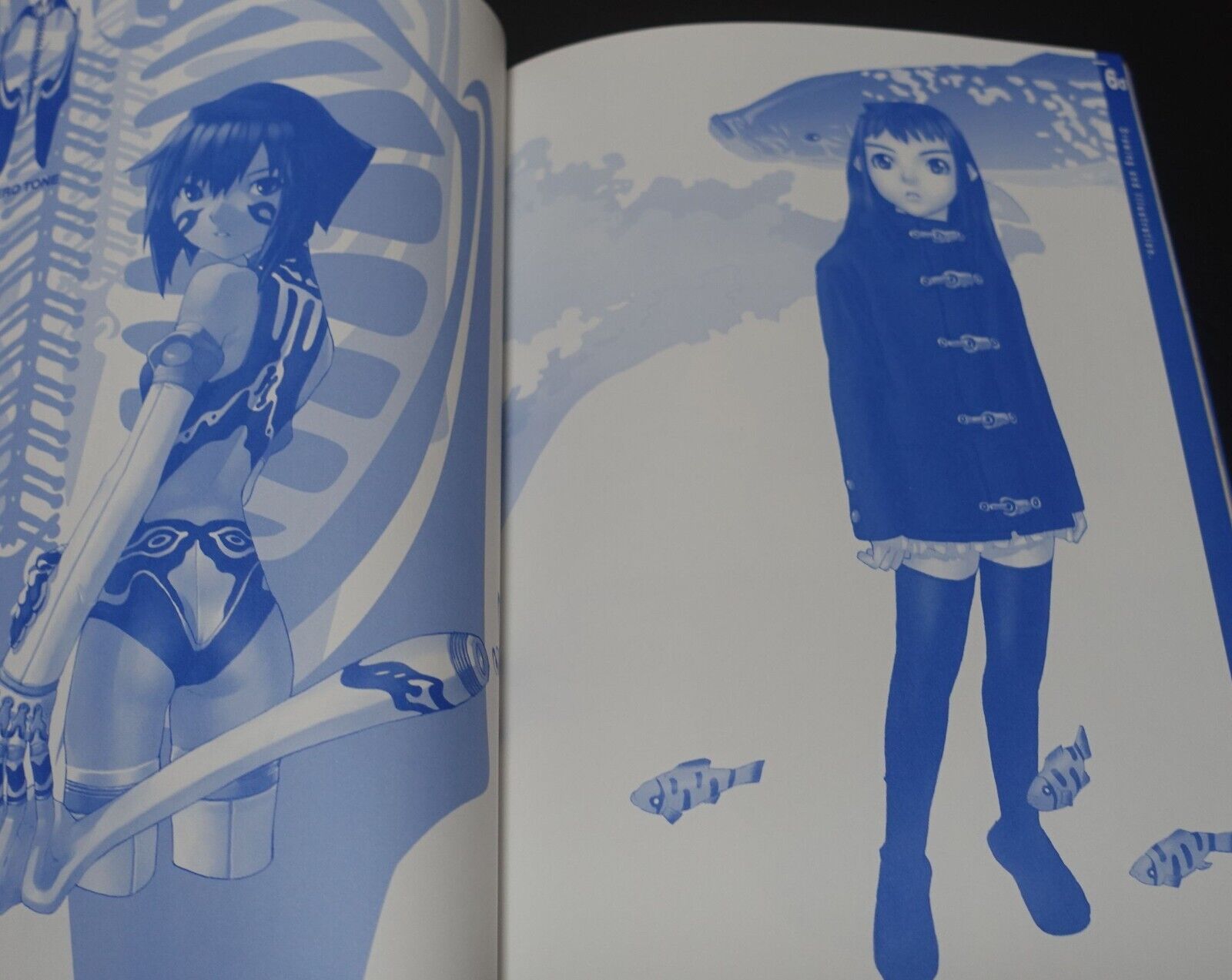 Ugetsu Hakua yellow tag Art Book SIX SIGMA & Privilege Mini Vinyl Bag 