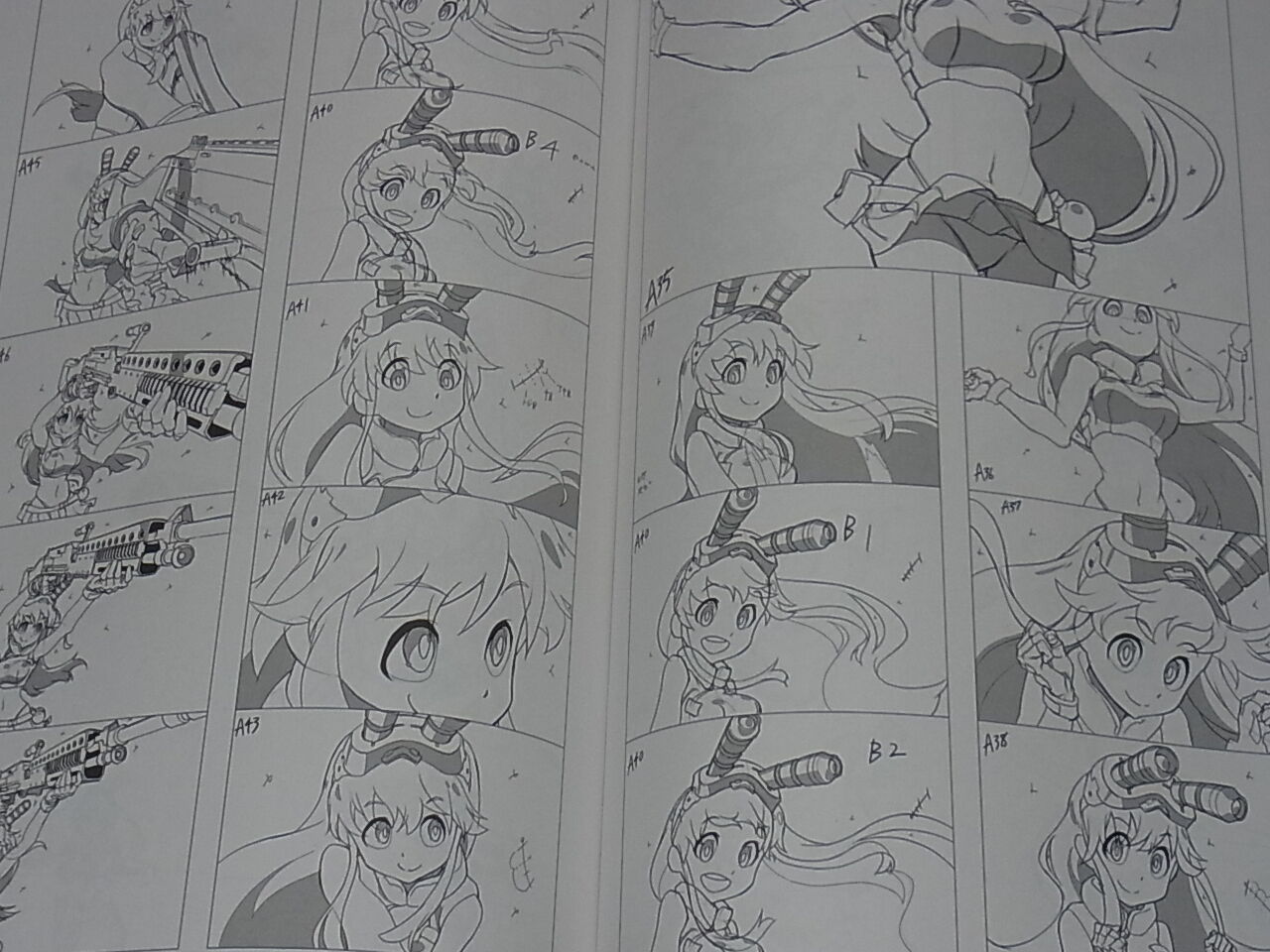 TAKAFUMI HORI KEY ANIMATION NOTE Little Witch Academia KLK Steaven Universe 