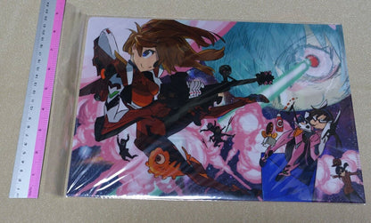 SUSHIO 20th Anniversary Exhibition Event Item PVC Art Sheet EVANGELION 