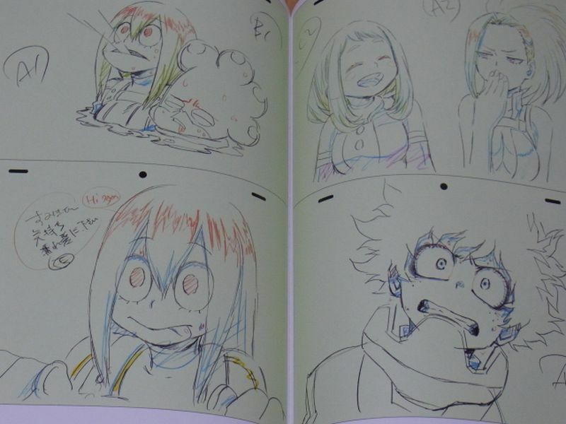 Yoshihiko Umakoshi Animation Key Frame Art Book Set My Hero Academia etc 