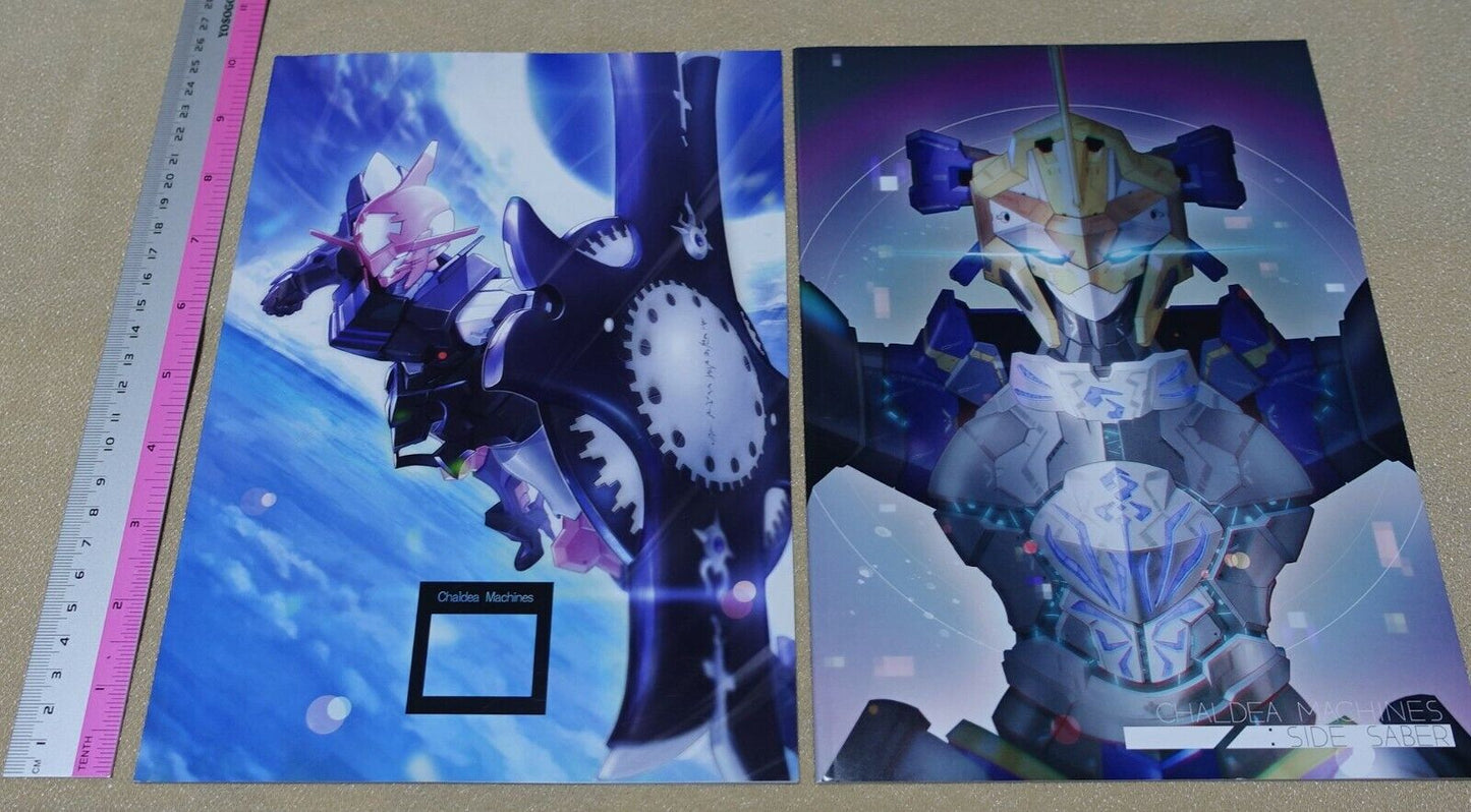 Kuramochi Zukan Fate FGO Mechanization Fan Art Book CHALDEA MACHINES 2 book set 