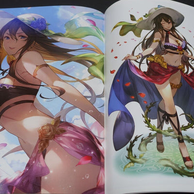 Omochiyasan Kakage Granblue Fantasy Rosetta Color Fan Art Book Rose Garden1 