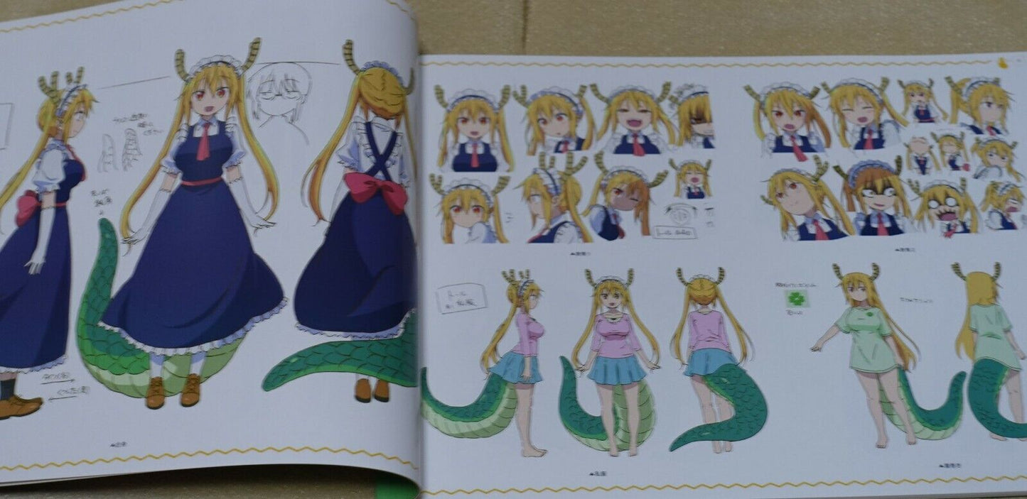 Kyoto Animation Miss Kobayashi's Dragon Maid Visual Art & Setting Design Book 