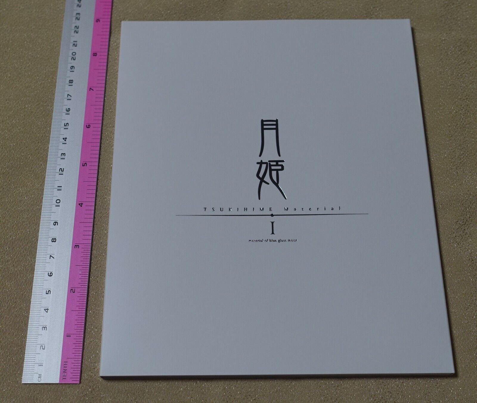 Tsukihime A piece of blue glass moon Setting Art Book material of blue glass 
