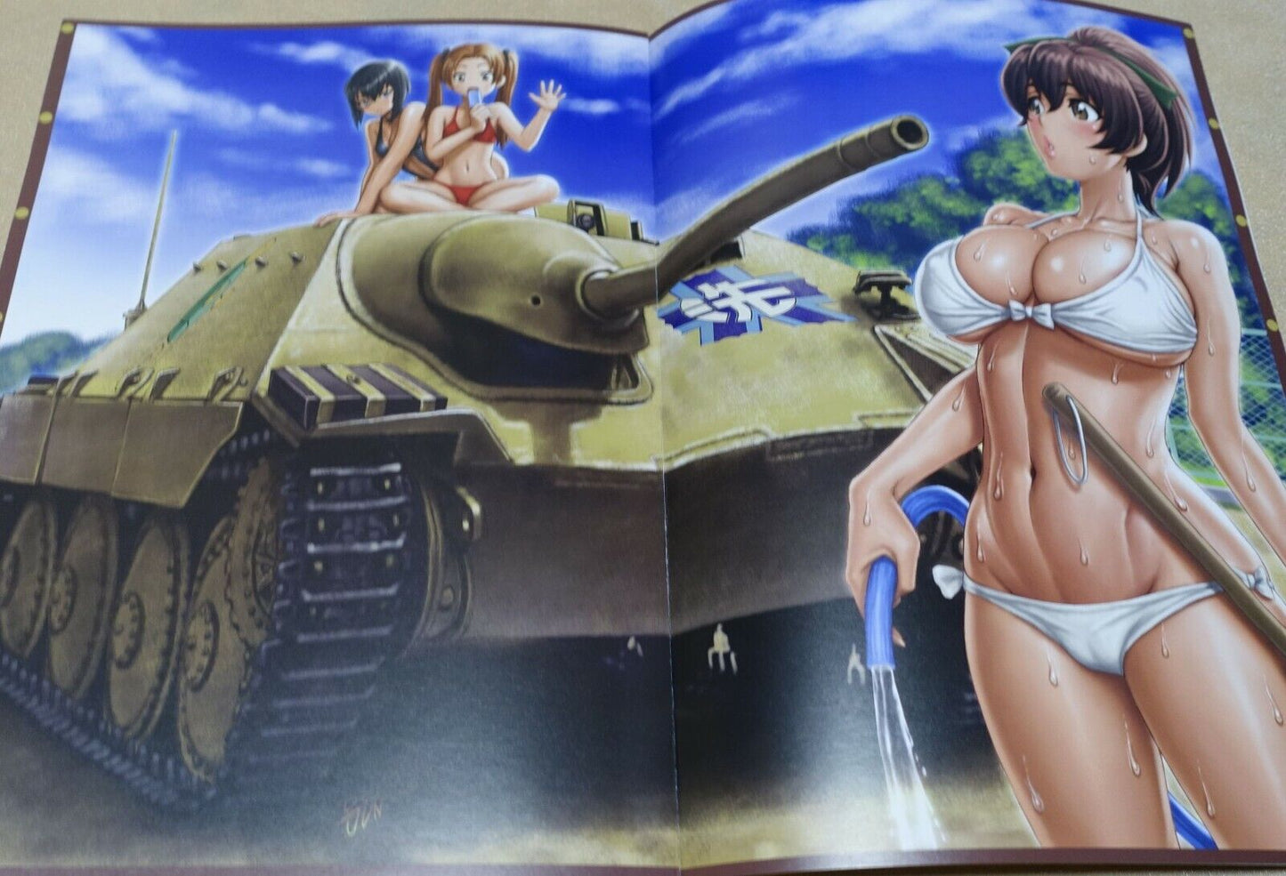 Tsukasa Jun GIRLS und PANZER Big Size Fan Art Book TANKS3 