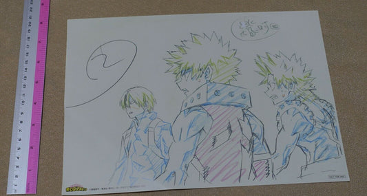 My Hero Academia Print Key Frame Art Sheet Katsuki Shoto Eijiro 