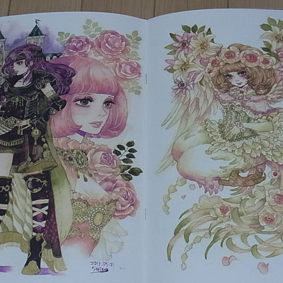 Sakizo SQUARE Color Fan Art Book SFC Final Fantasy Romancing SaGa Legend of Mana 