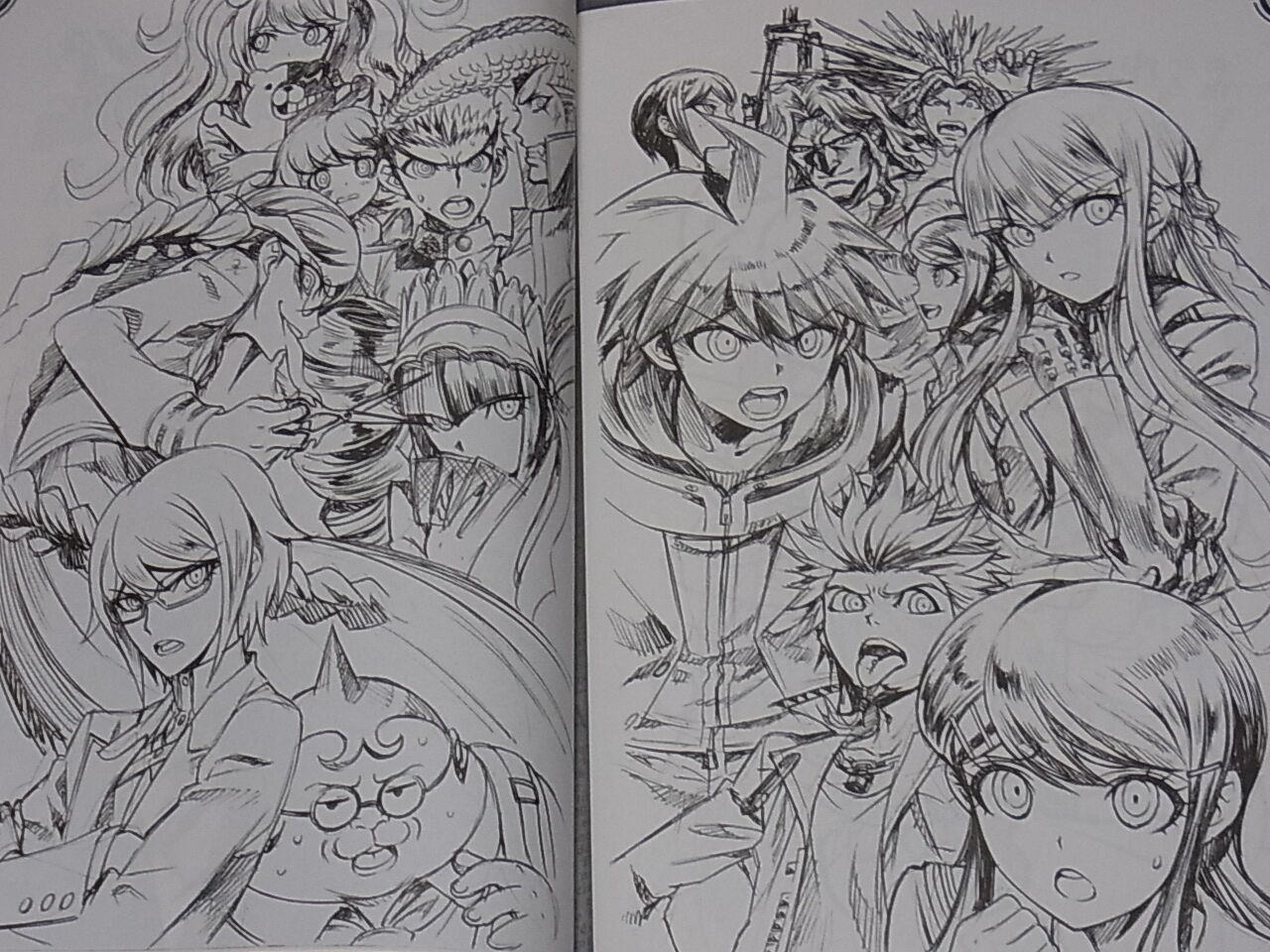 DANGANRONPA THE ANIMATION STAFF ILLUSTRATION BOOK Dangan Ronpa 