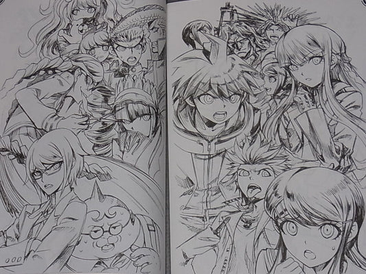 DANGANRONPA THE ANIMATION STAFF ILLUSTRATION BOOK Dangan Ronpa 