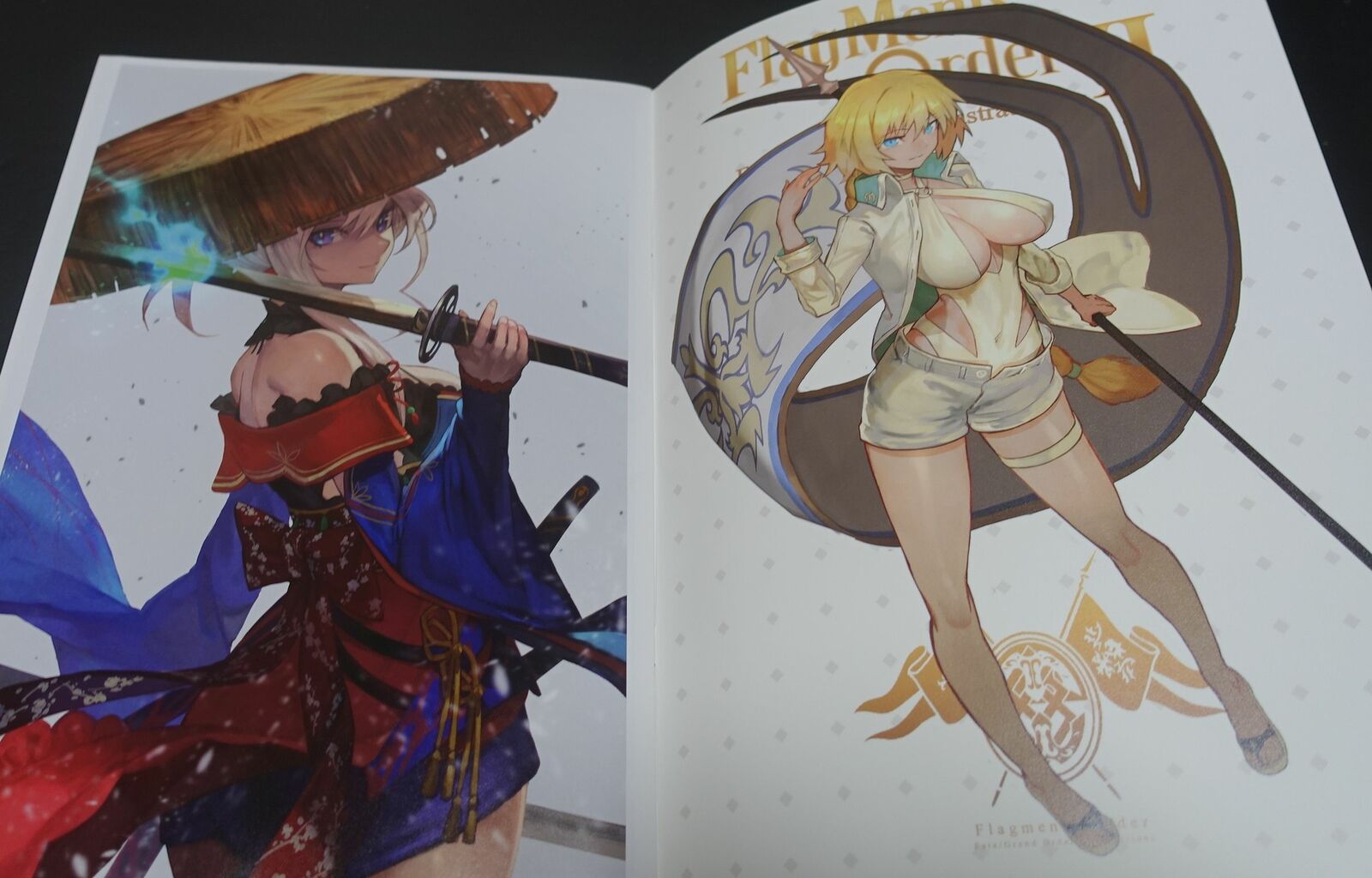 Coffee Shinshi no Heya lack Fate FGO Fan Art Book FlagMents Order 3 Set 