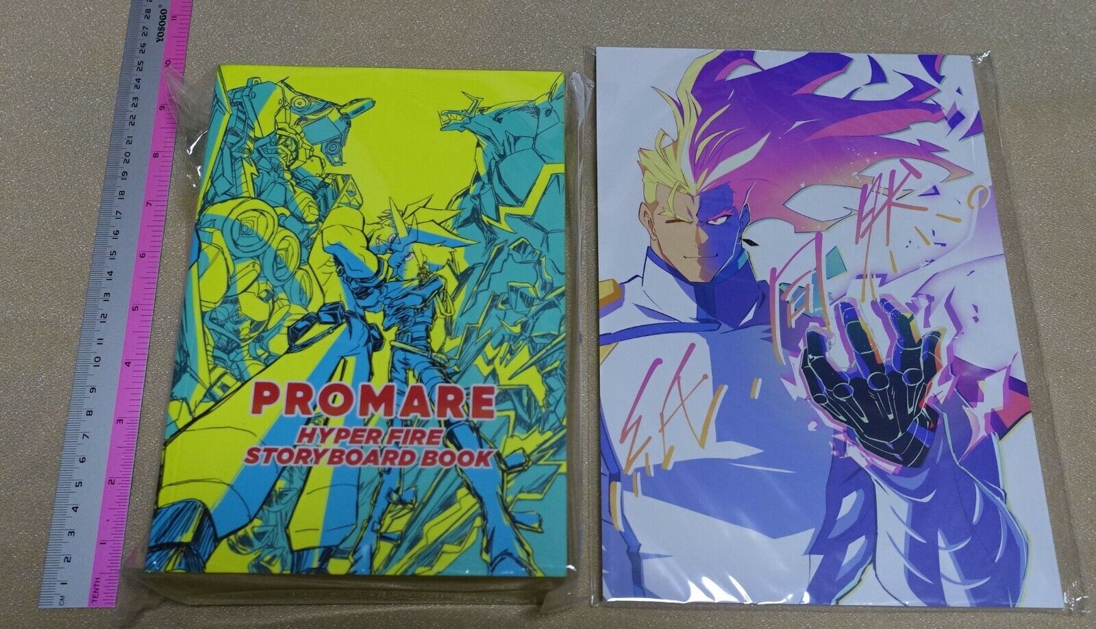 PROMARE HYPER FIRE STORY BOARD BOOK & Staff Illustration Book Kami , Dozen 