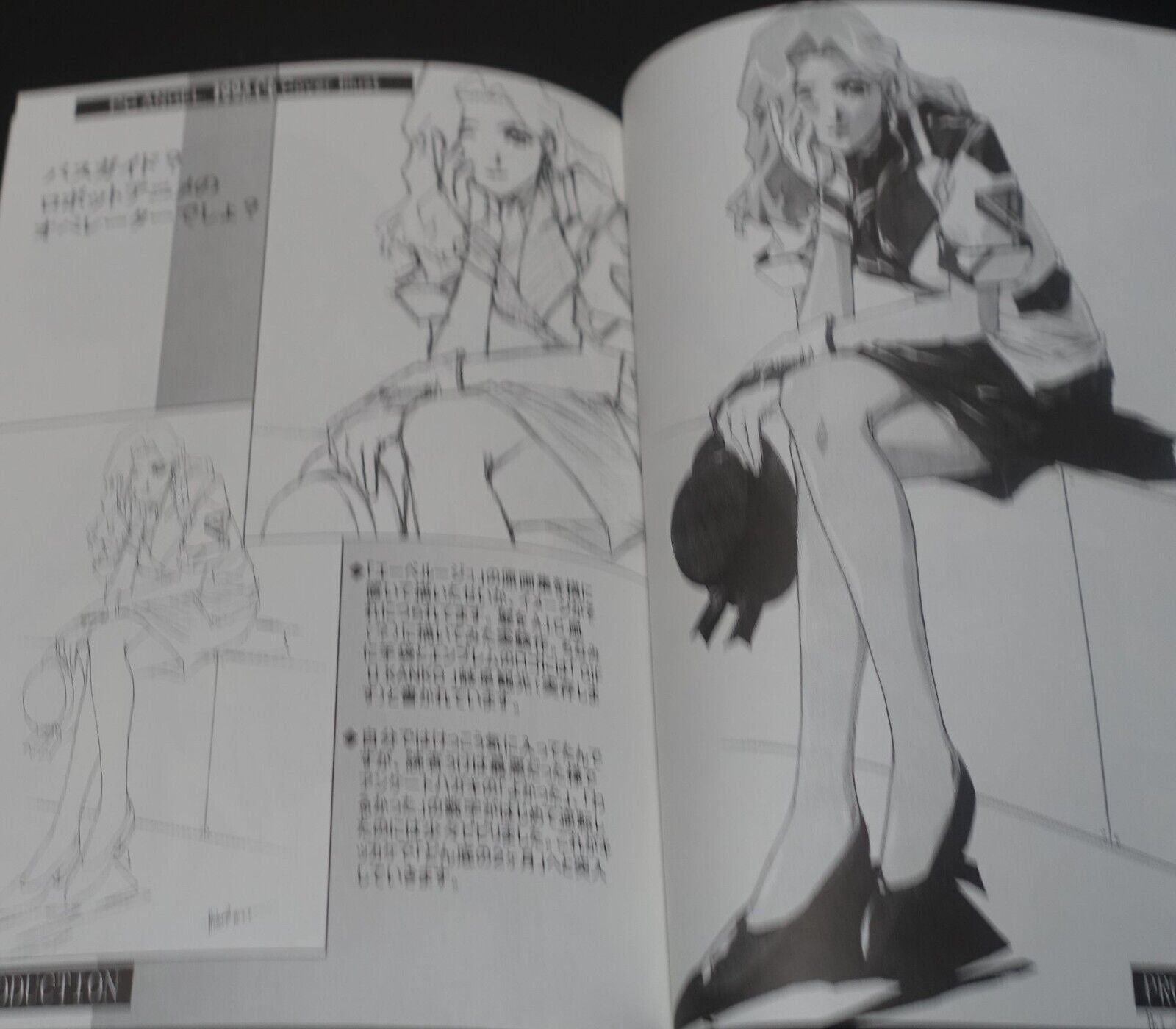 Hiderou Horibe Illustration Art Work Book PRODUCTION 
