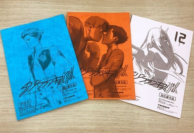 Darling in the Franxx Scenario Script Book Episode 10-12 SET 