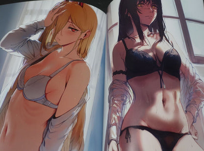 Kuwaiya Japanese Characters Fan Art Book Chainsaw Man SPY Family etc 