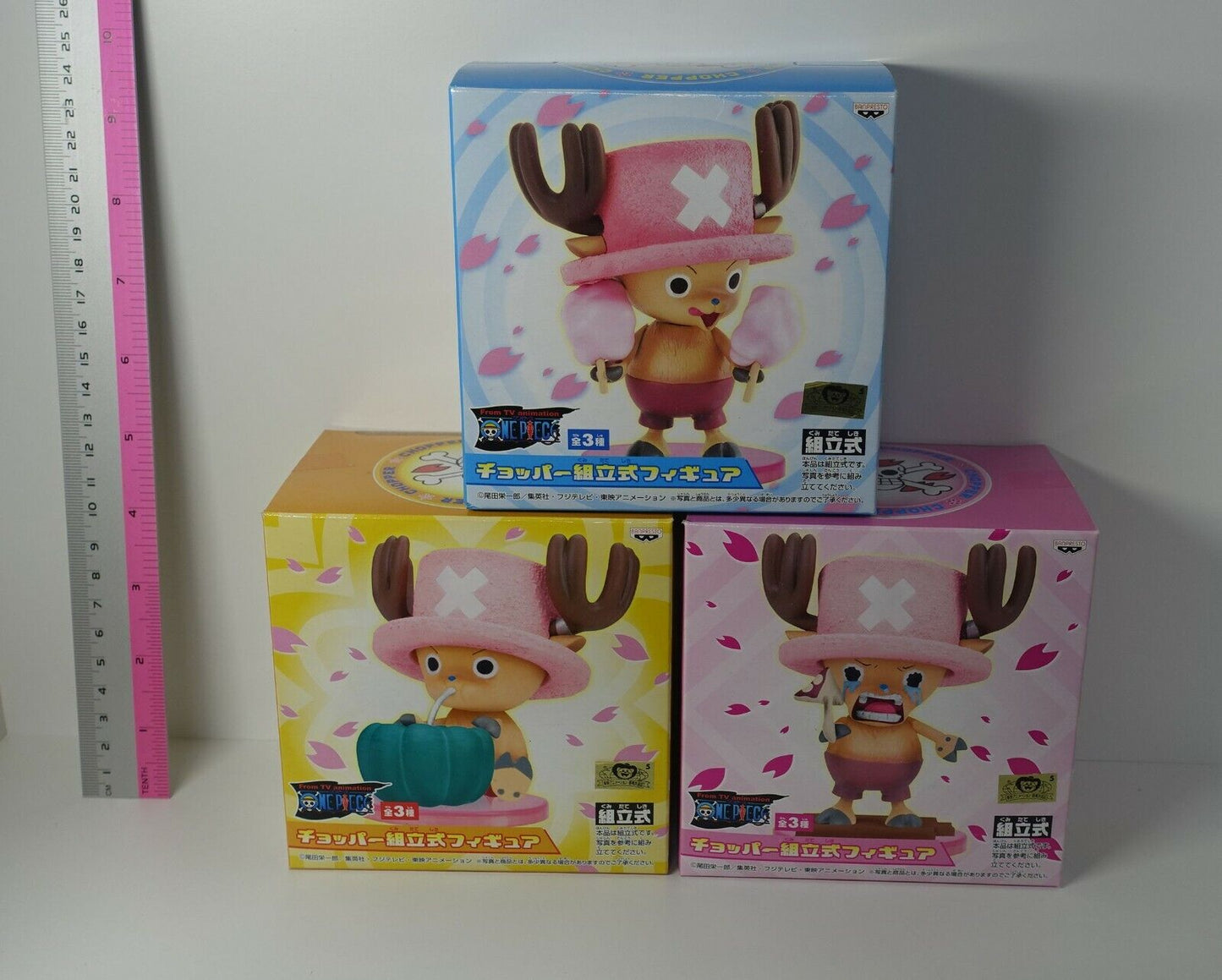 One Piece Tony Tony Chopper figure statue 3 sets 