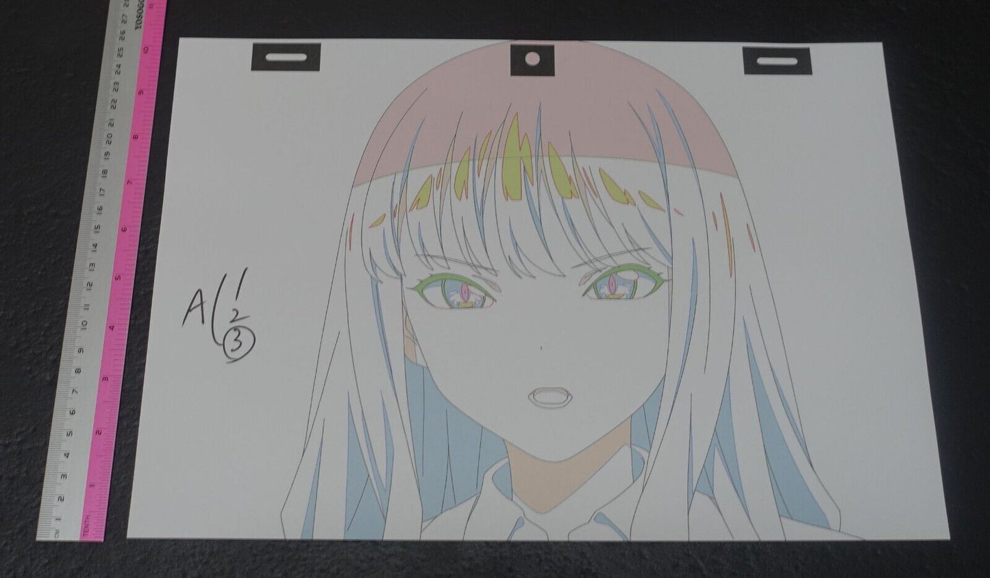 SSSS.DYNAZENON GRIDMAN Reproduction Key Frame Art Sheet Yume 