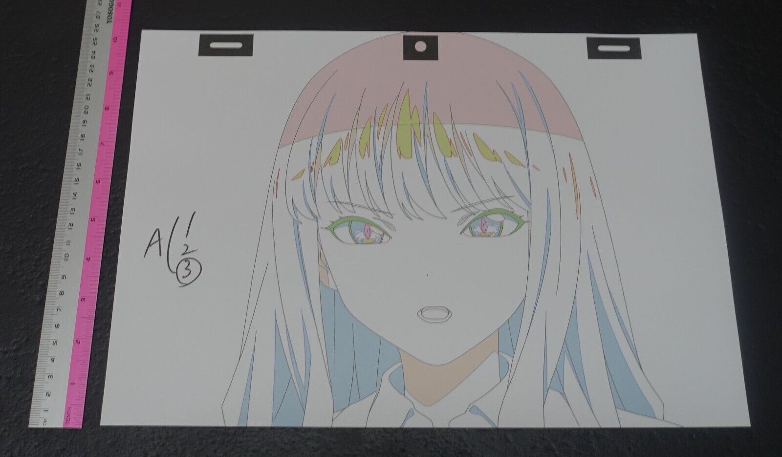 SSSS.DYNAZENON GRIDMAN Reproduction Key Frame Art Sheet Yume 