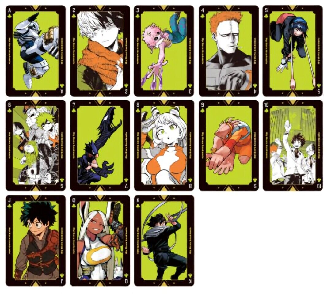 My Hero Academia Exhibition Event Goods Playing Cards Trump Card 