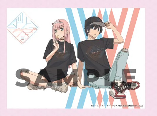 Darling in the Franxx A4 Size Clear Poste Zero T wo & Hiro C94 
