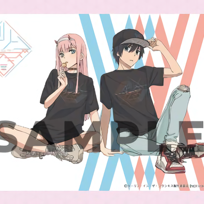 Darling in the Franxx A4 Size Clear Poste Zero T wo & Hiro C94 