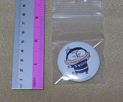 SUSHIO Exhibition Event Item Steel Badge Sushio 