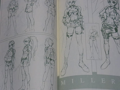 NOBUTERU YUUKI YUKI ESCAFLOWNE Anime & Design works Collection Book2 384page 