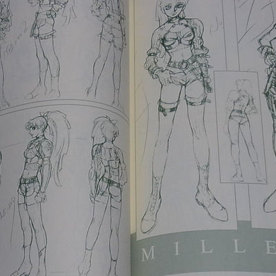 NOBUTERU YUUKI YUKI ESCAFLOWNE Anime & Design works Collection Book2 384page 