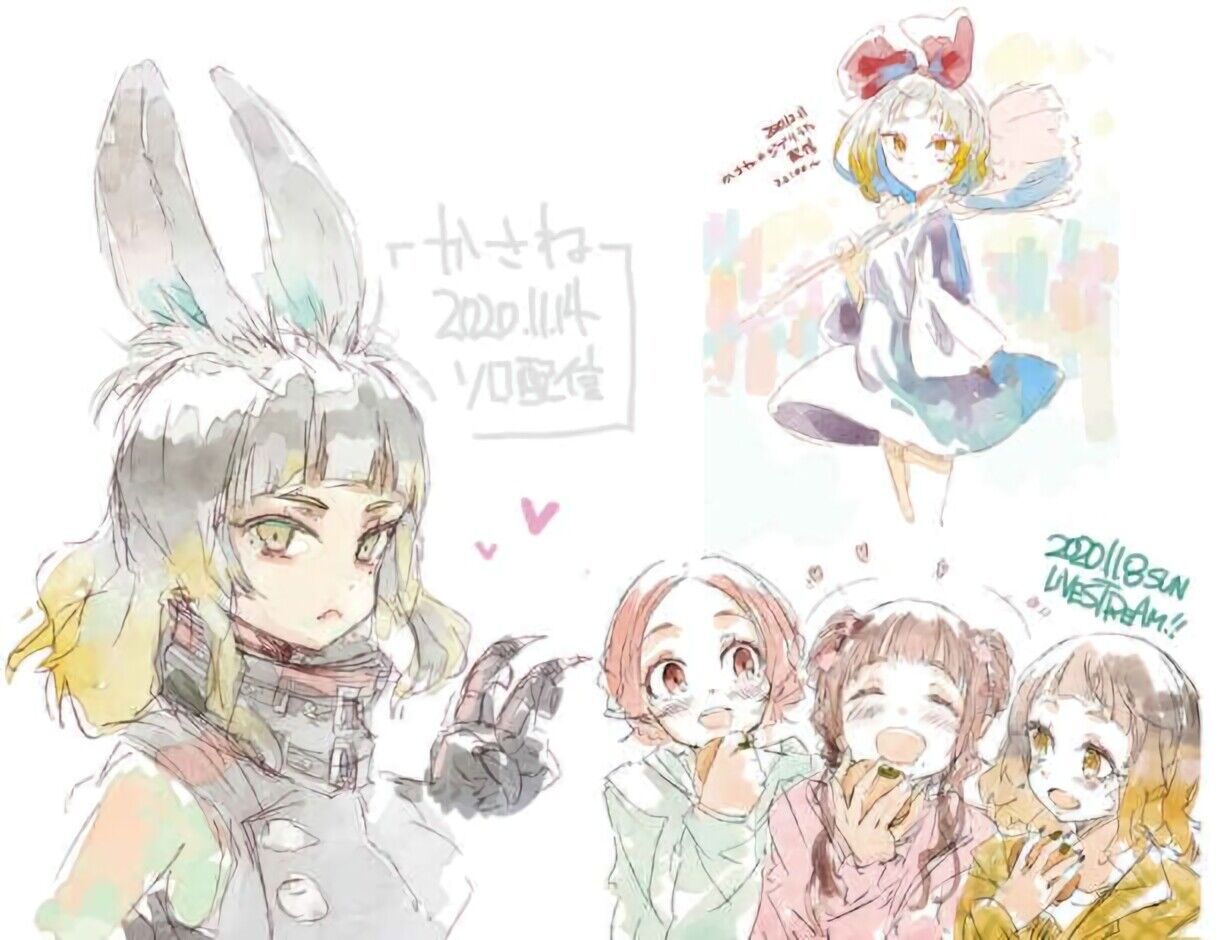 C99 yae VTuver Coco Tsuki Unofficial Fan Art Book thanatophobia Pre-Order 