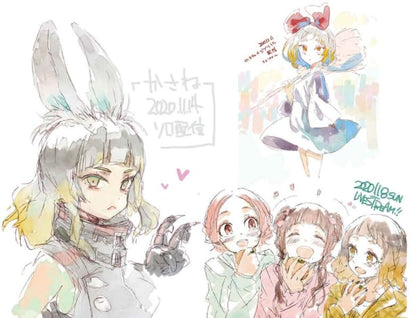 C99 yae VTuver Coco Tsuki Unofficial Fan Art Book thanatophobia Pre-Order 