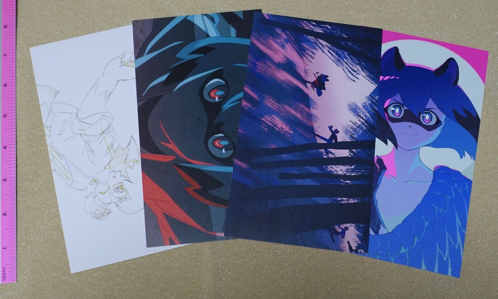 BNA Animation Special Post Card 4 Piece Set 