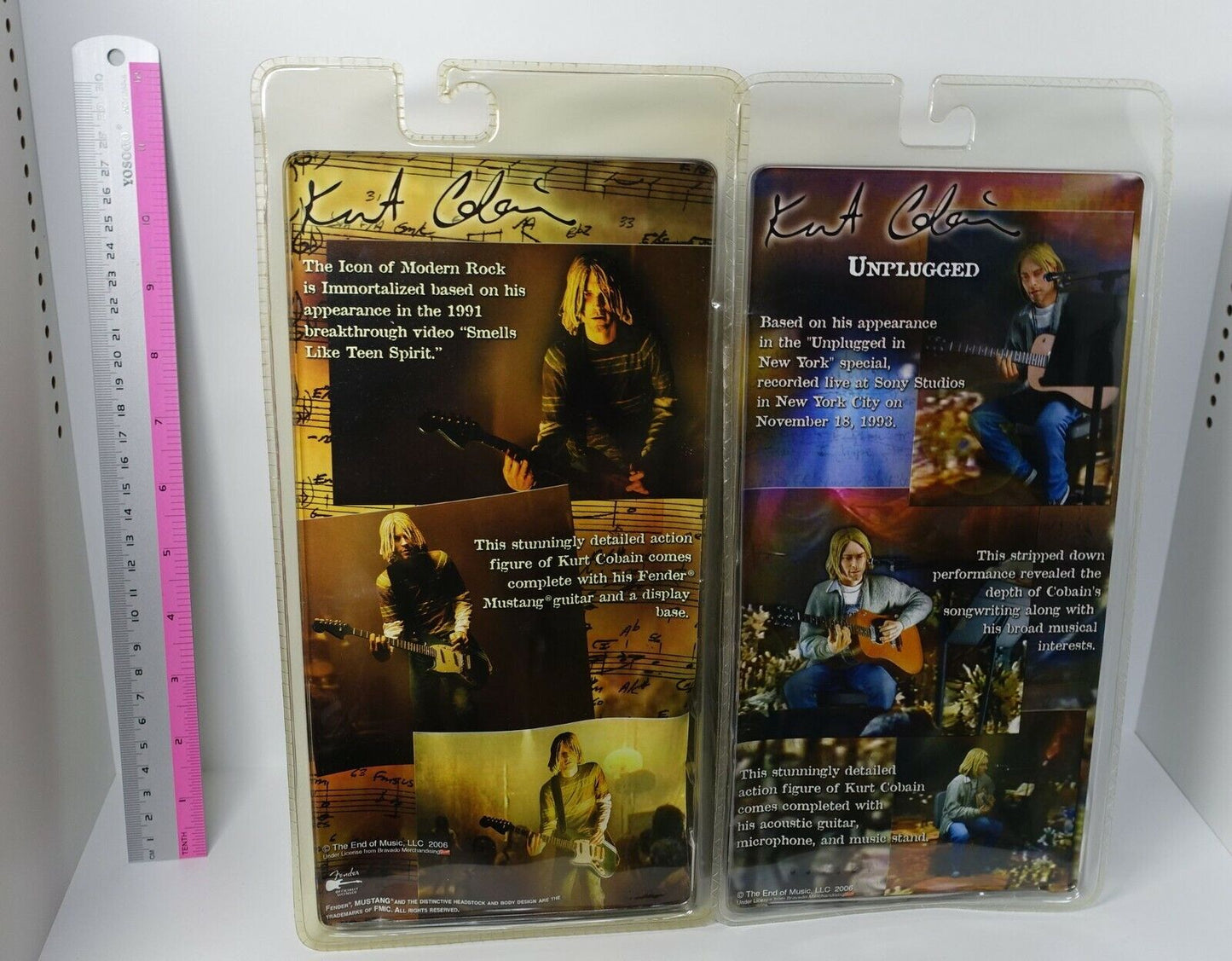 3-7 days from Japan NECA Kurt Cobain 7 inch Figure Set Unplugged 