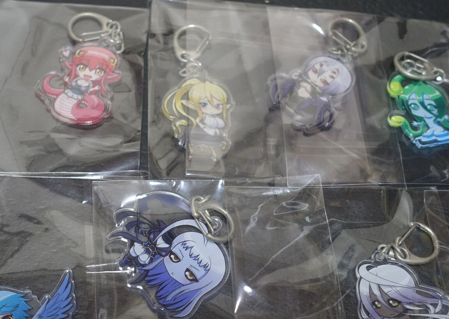 Monster Musume no Iru Nichijou Acrylic Key Chain Ver Shake-O 12 Set 