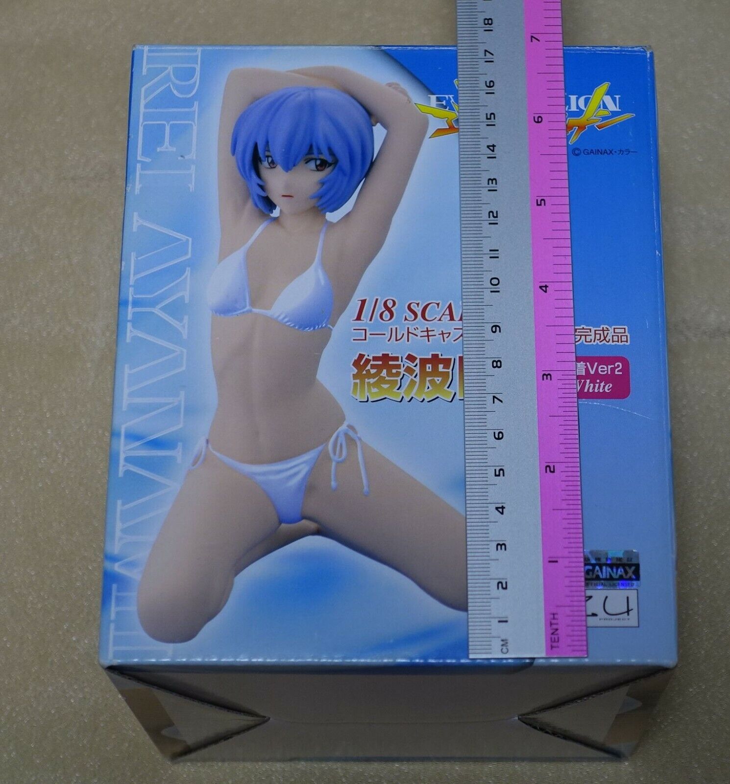 3-7 days AIZU Evangelion Rei Ayanami Cold Casting 1/8 Figure White Bikini Ver 