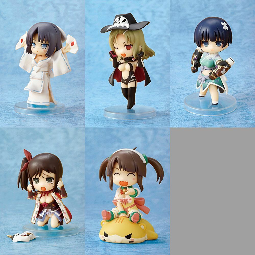 Senran Kagura2 ESTIVAL VERSUS Premium mini figure 5SET 