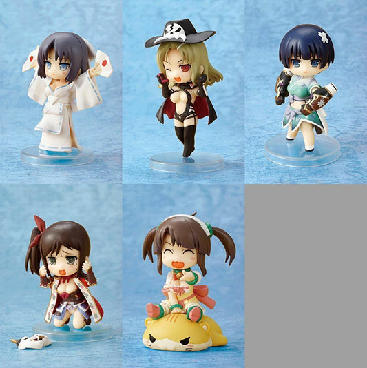 Senran Kagura2 ESTIVAL VERSUS Premium mini figure 5SET 