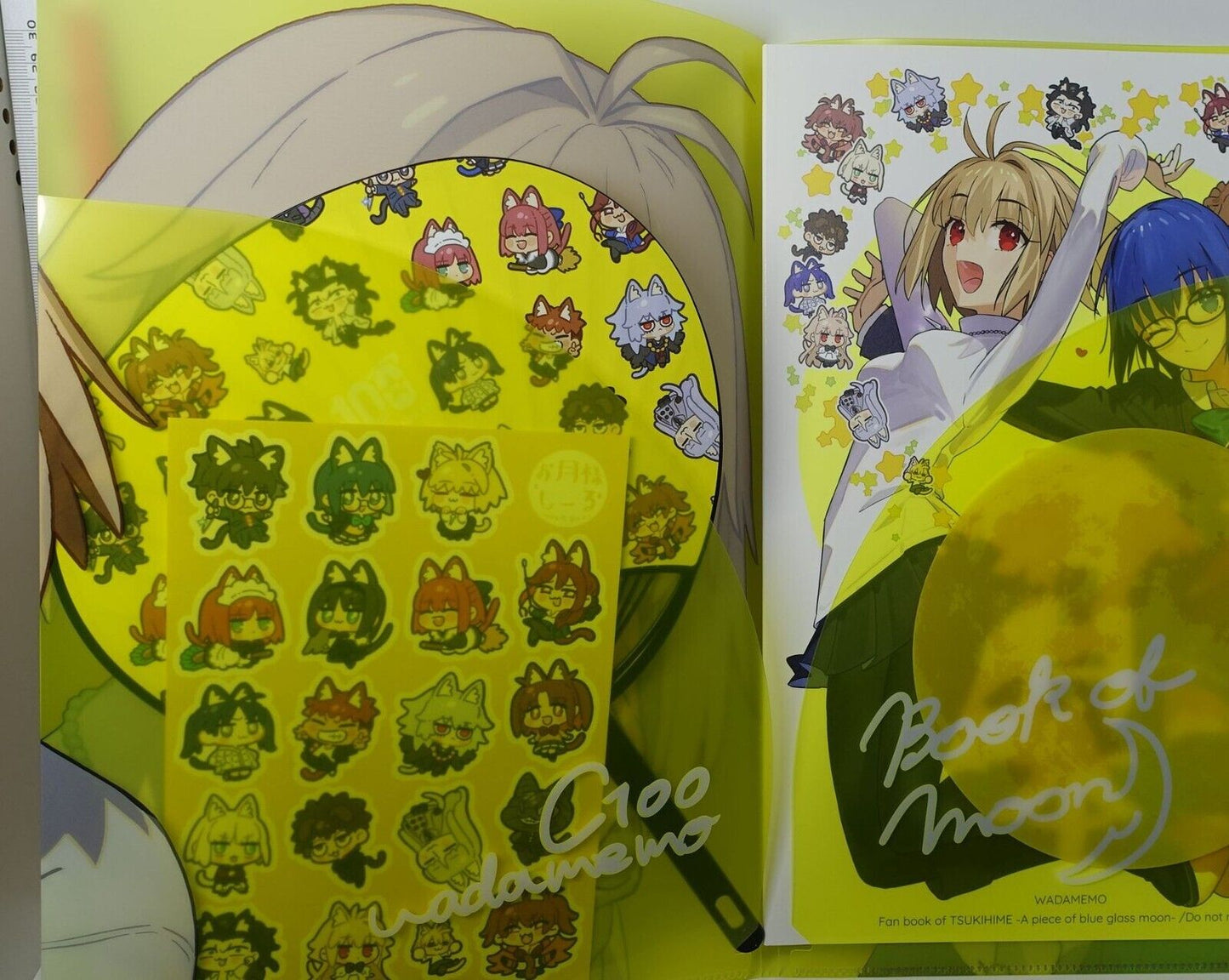 Wadamemo Arco Wada Tsukihime Fan Art Book Shin Tsuki Hon & Event Goods Set C100 