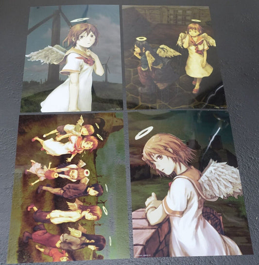 Haibane Renmei 30 x 21 cm PVC Clear Poster 4 Pieces Set Yoshitoshi Abe 