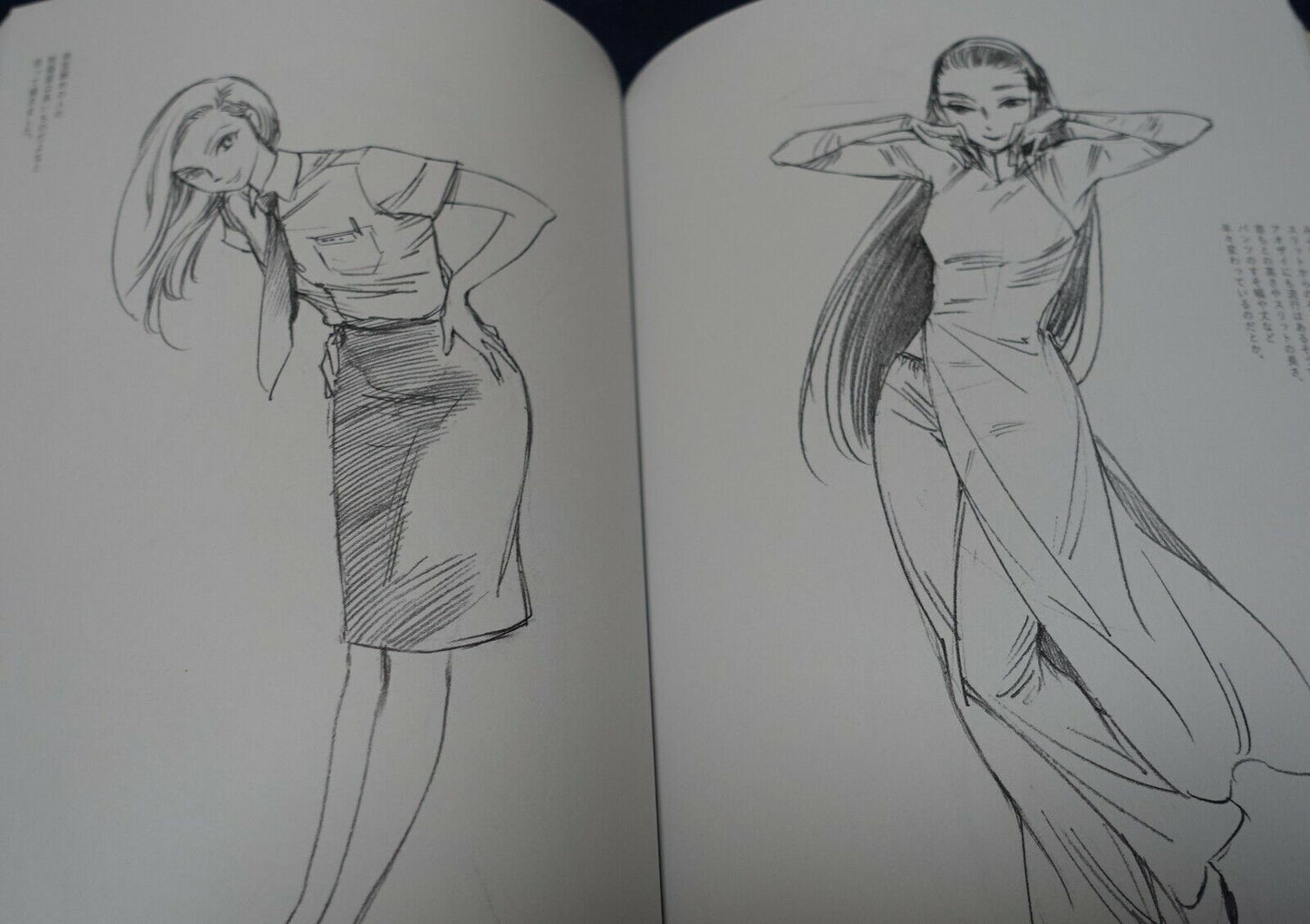 Kaoru Mori Rough Illustration Art Book SCRIBBLES vol.1 & 2 Set with Art Card 