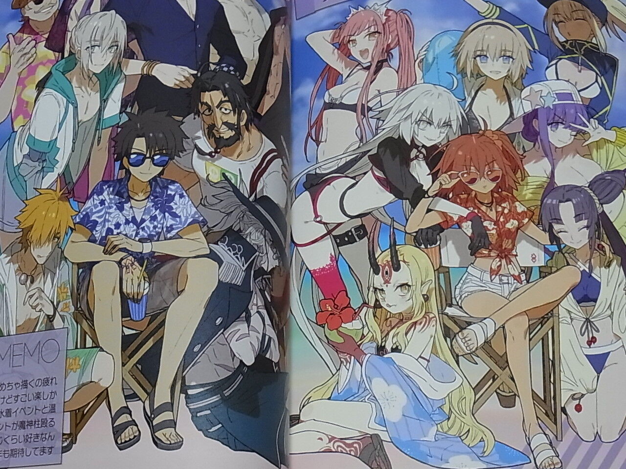 WADA ARCO Fate FGO FAN Color Art Book Fate GO MEMO 3 C95 